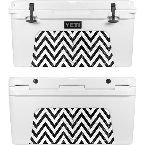 Chevron Marble YETI Tundra 75 Hard Cooler Skin