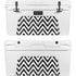 Chevron Marble YETI Tundra 75 Hard Cooler Skin