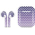 Chevron Purple Ombre Apple AirPods 2 Skin