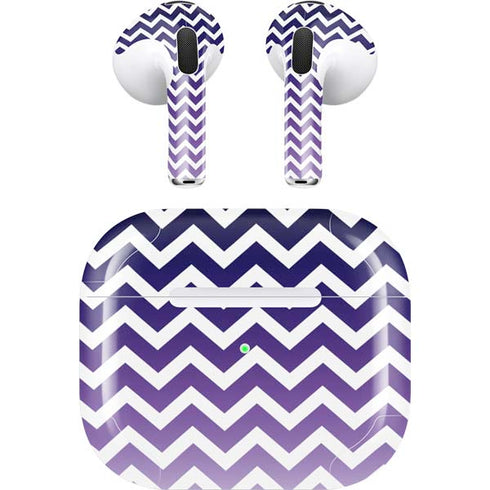 Chevron Purple Ombre Apple AirPods (3rd Gen 2021) Skin