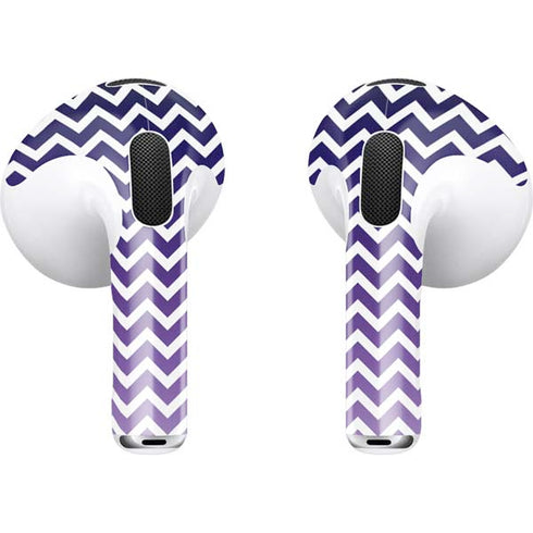 Chevron Purple Ombre Apple AirPods (3rd Gen 2021) Skin