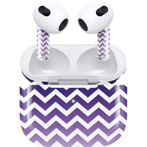 Chevron Purple Ombre Apple AirPods (3rd Gen 2021) Skin