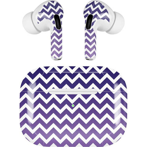 Chevron Purple Ombre Apple AirPods Pro Skin
