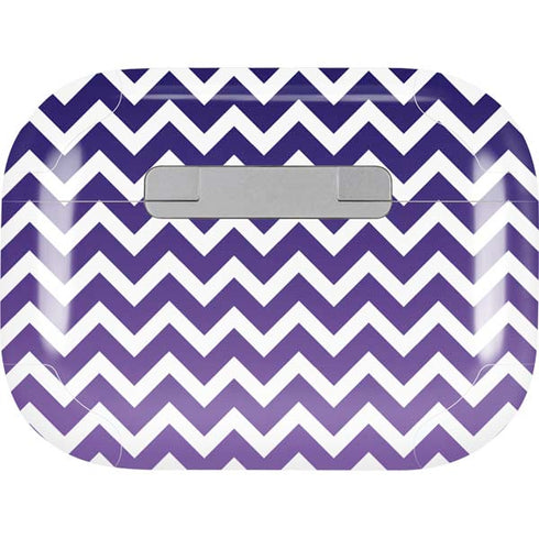Chevron Purple Ombre Apple AirPods Pro Skin