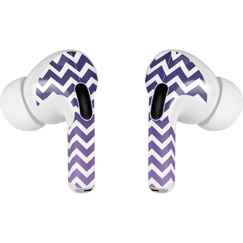 Chevron Purple Ombre Apple AirPods Pro Skin