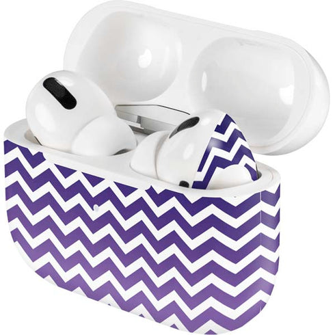 Chevron Purple Ombre Apple AirPods Pro Skin