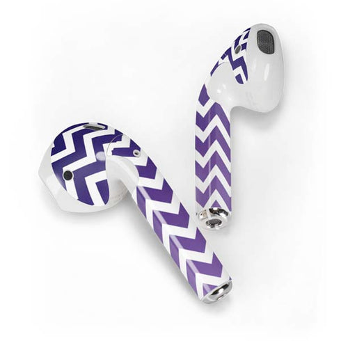 Chevron Purple Ombre Apple AirPods Skin