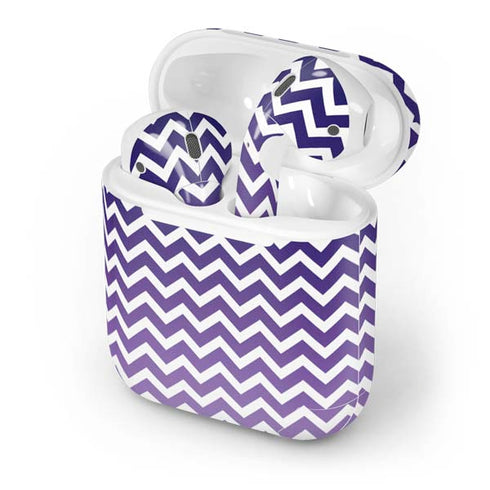 Chevron Purple Ombre Apple AirPods Skin