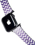 Chevron Purple Ombre Apple Watch Band 42-44mm