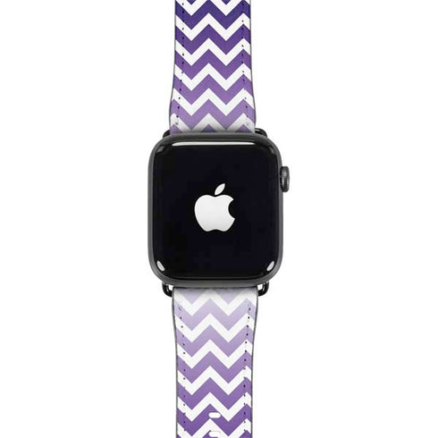 Chevron Purple Ombre Apple Watch Band 38-40mm
