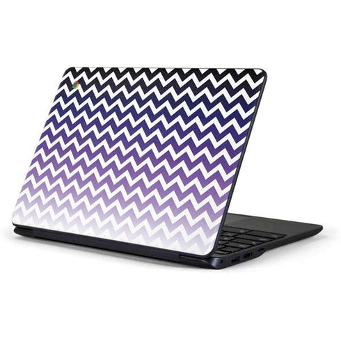 Chevron Purple Ombre Samsung Chromebook Skin
