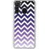 Chevron Purple Ombre Galaxy A21 Clear Case