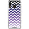 Chevron Purple Ombre Galaxy A30 Clear Case
