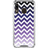 Chevron Purple Ombre Galaxy A30 Clear Case