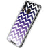 Chevron Purple Ombre Galaxy A30 Clear Case