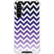 Chevron Purple Ombre Galaxy A54 5G Clear Case