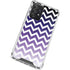 Chevron Purple Ombre Galaxy A72 5G Clear Case