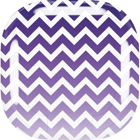 Chevron Purple Ombre Galaxy Buds Live Skin