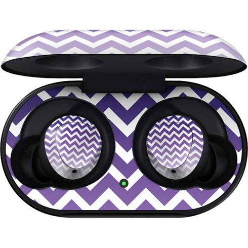 Chevron Purple Ombre Galaxy Buds Skin