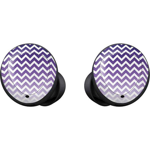 Chevron Purple Ombre Galaxy Buds Skin