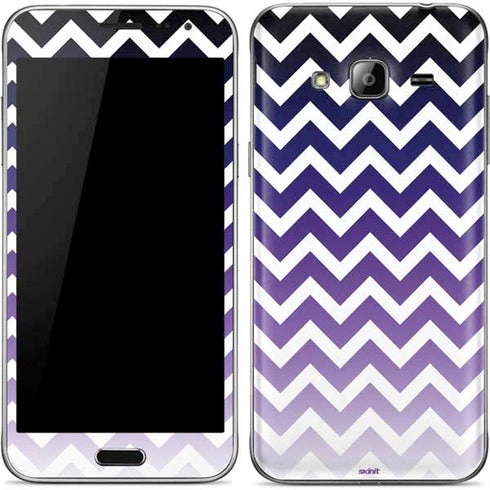 Chevron Purple Ombre Galaxy J3 Skin