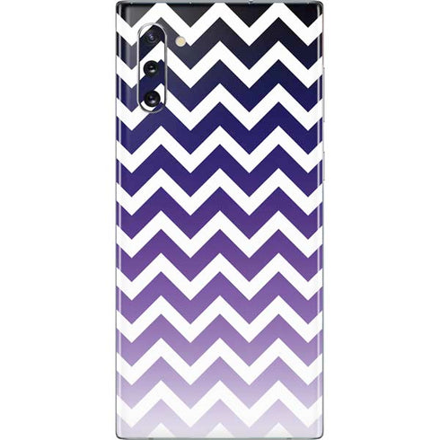 Chevron Purple Ombre Galaxy Note 10 Skin