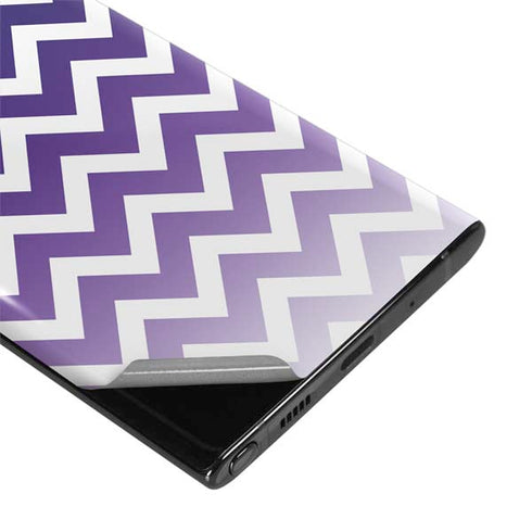Chevron Purple Ombre Galaxy Note 10 Skin