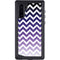 Chevron Purple Ombre Galaxy Note 10 Waterproof Case
