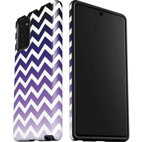 Chevron Purple Ombre Galaxy Note20 5G Pro Case