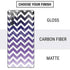 Chevron Purple Ombre Galaxy Note20 5G Skin