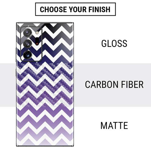 Chevron Purple Ombre Galaxy Note20 Ultra 5G Skin