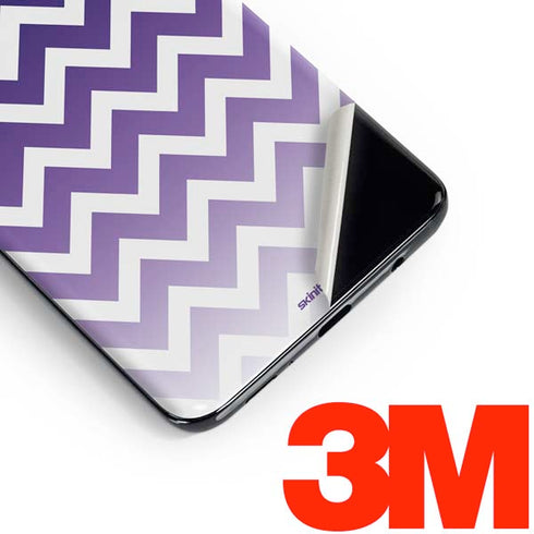 Chevron Purple Ombre Galaxy S10 Skin