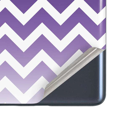Chevron Purple Ombre Galaxy S20 Fan Edition Skin