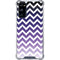 Chevron Purple Ombre Galaxy S20 FE Clear Case