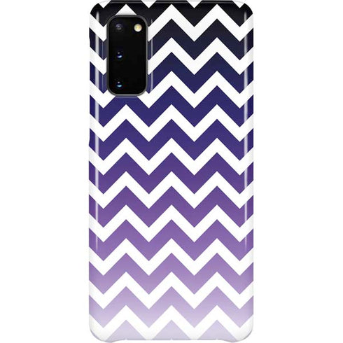 Chevron Purple Ombre Galaxy S20 Lite Case