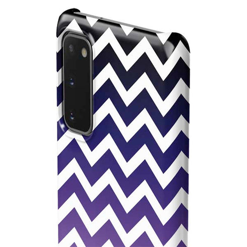 Chevron Purple Ombre Galaxy S20 Lite Case