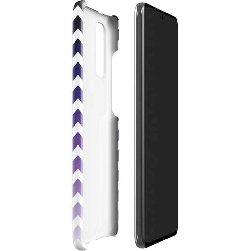 Chevron Purple Ombre Galaxy S20 Lite Case