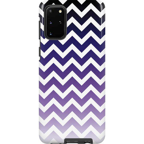 Chevron Purple Ombre Galaxy S20 Plus Pro Case