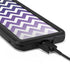 Chevron Purple Ombre Galaxy S20 Plus Waterproof Case