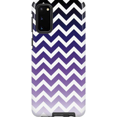 Chevron Purple Ombre Galaxy S20 Pro Case
