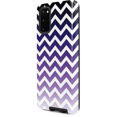 Chevron Purple Ombre Galaxy S20 Pro Case