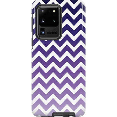 Chevron Purple Ombre Galaxy S20 Ultra 5G Pro Case