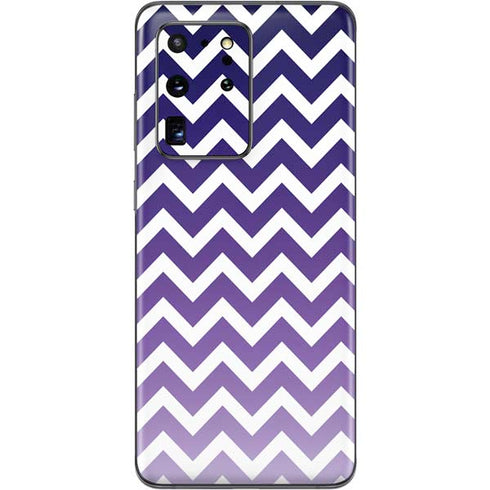 Chevron Purple Ombre Galaxy S20 Ultra 5G Skin