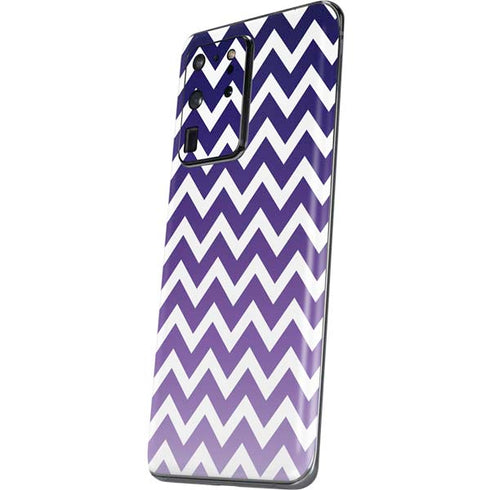Chevron Purple Ombre Galaxy S20 Ultra 5G Skin