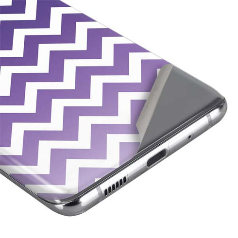 Chevron Purple Ombre Galaxy S20 Ultra 5G Skin