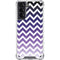 Chevron Purple Ombre Galaxy S21 5G Clear Case