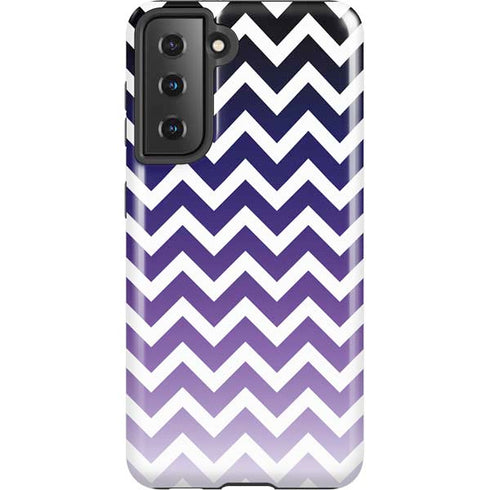 Chevron Purple Ombre Galaxy S21 5G Pro Case