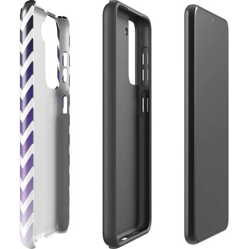 Chevron Purple Ombre Galaxy S21 5G Pro Case