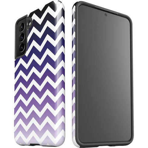 Chevron Purple Ombre Galaxy S21 5G Pro Case