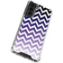 Chevron Purple Ombre Galaxy S21 FE Clear Case
